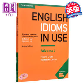 【中商原版】剑桥高级英语惯用语 配答案英文原版English Idioms in Use Advanced