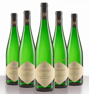 拉尔皇冠山灰比诺白葡萄酒