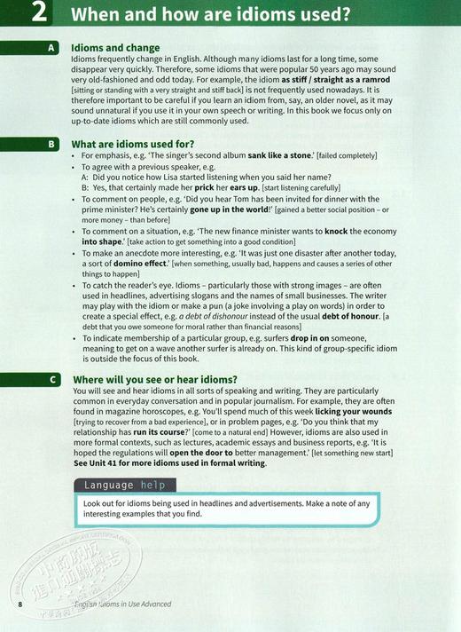 【中商原版】剑桥高级英语惯用语 配答案英文原版English Idioms in Use Advanced 商品图4