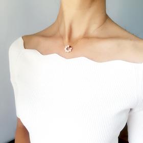 北京仓｜Cheravir-Whole Cake-珍珠 天然石榴石 项链［日本设计师］