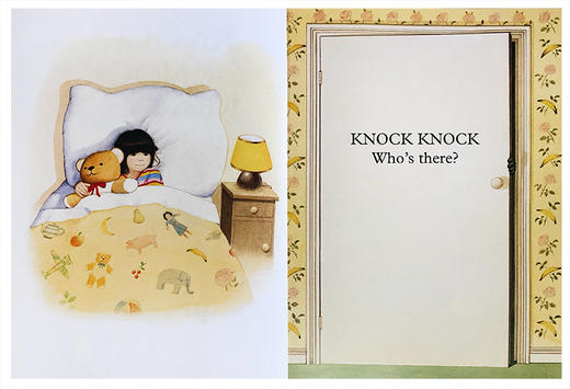 英文原版绘本 Knock Knock Who's There? 谁在那里敲门 Anthony Browne my dad my mum 安东尼布朗作品儿童启蒙亲子互动阅读故事书 商品图3