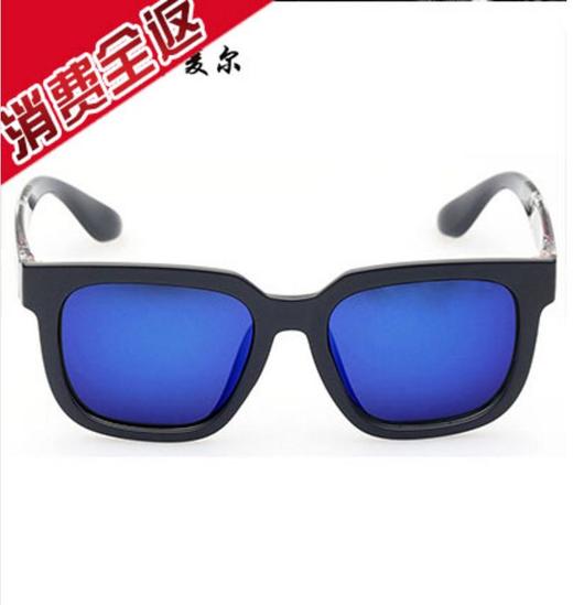 （眼镜）太阳镜男士方形墨镜超轻反光偏光镜潮人新款大框太阳眼镜复古 商品图0