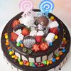 布朗熊与可妮兔-遇见LineFriends-多层【生日蛋糕】 商品缩略图2
