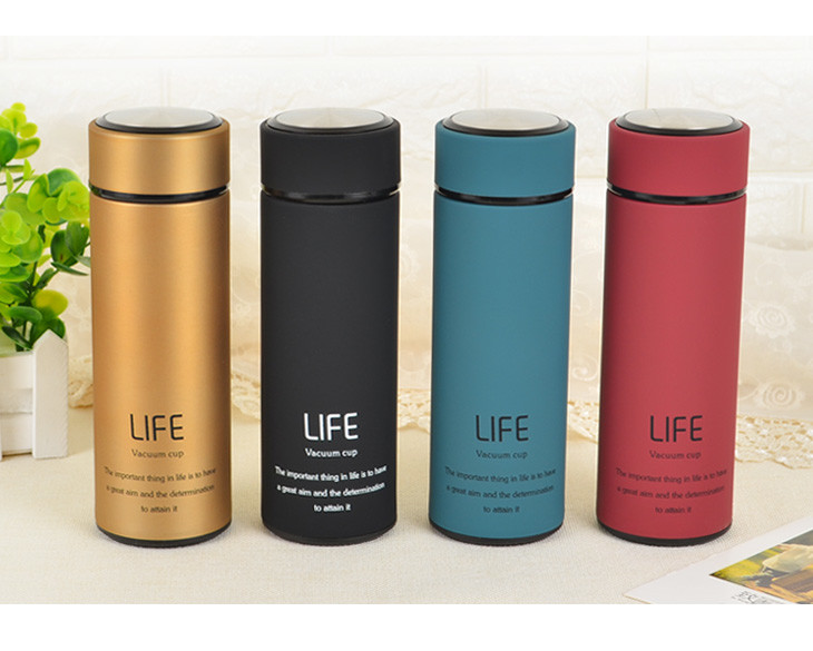 350ml不锈钢真空保温杯 商务直身男女式泡茶杯 礼品杯子