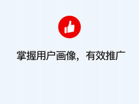 2、准备：掌握用户画像，有效推广