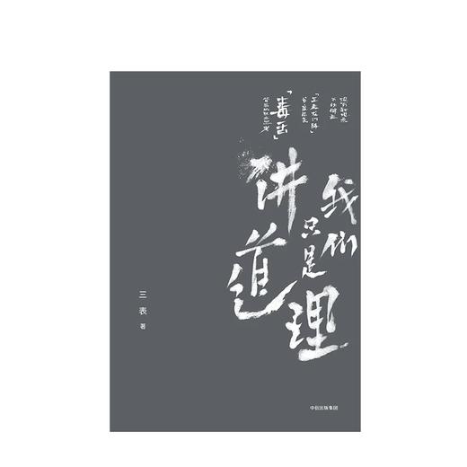 我们只是讲道理 三表 著 商品图1