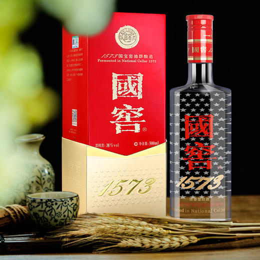 【推荐】泸州老窖 国窖1573 浓香型白酒 38度500ml×6瓶 整箱装酒水 商品图1