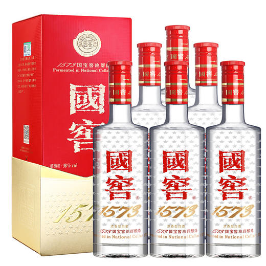 【推荐】泸州老窖 国窖1573 浓香型白酒 38度500ml×6瓶 整箱装酒水 商品图2