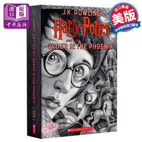 【中商原版】哈利波特与凤凰社 英文原版科幻小说 Harry Potter and Order of Phoenix JK罗琳 布莱恩瑟兹尼克 美版20周年版珍藏书封