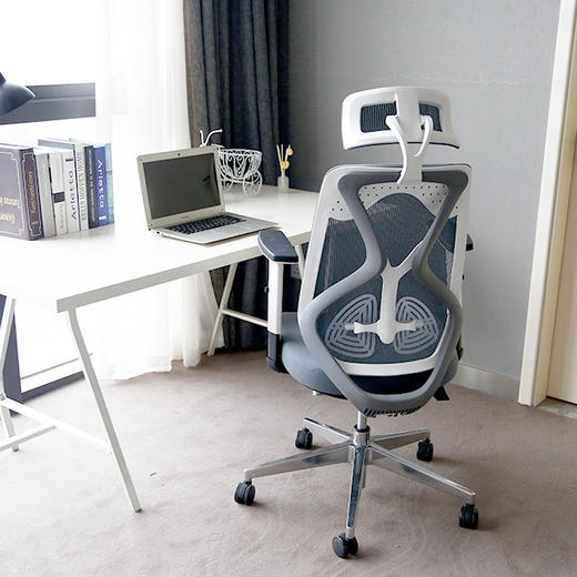 黑白调HDNY140电脑椅 人体工学椅家用老板椅舒适办公 舒适久坐 商品图5