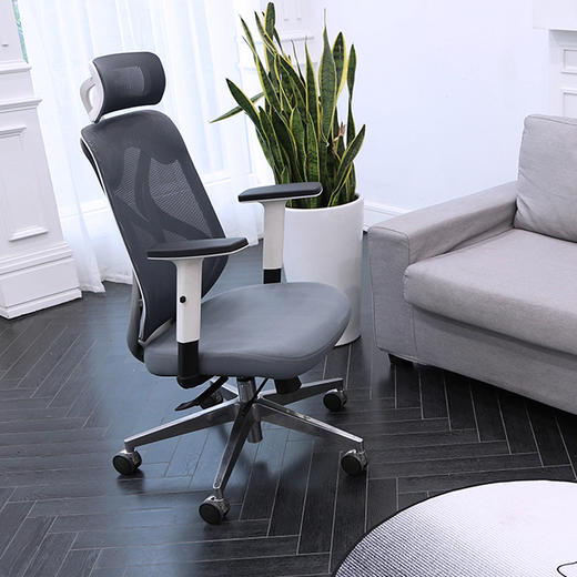 黑白调HDNY140电脑椅 人体工学椅家用老板椅舒适办公 舒适久坐 商品图4