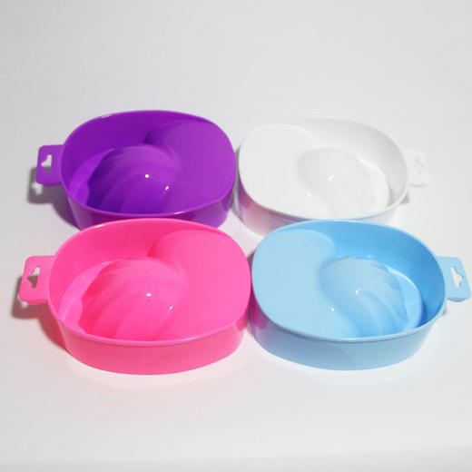 美甲洗手泡手碗 单层 颜色随机发 商品图0