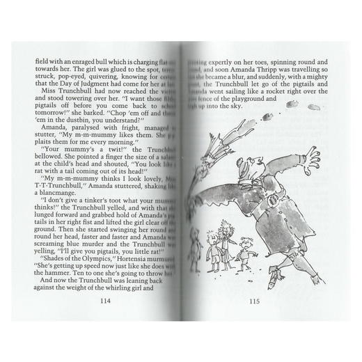 【中商原版】Matilda 玛蒂尔达 英文原版 Roald Dahl罗尔德达尔 罗达尔 儿童文学小说 青少年畅销读物 8-14岁 840L 可搭查理和巧克力工厂夏洛的网 商品图2