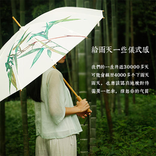 【一把来之不易的伞】留竹 艺术家单凡联名款竹伞 天堂伞联合出品 商品图6