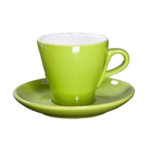 【器具】跳跃系列专业 espresso浓缩咖啡杯80ml  意式浓缩咖啡杯碟套装  黑／白／咖／绿／红五色 商品图2