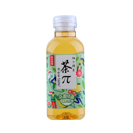 农夫山泉 茶π果味茶饮料 柚子绿茶 500ml 商品图0