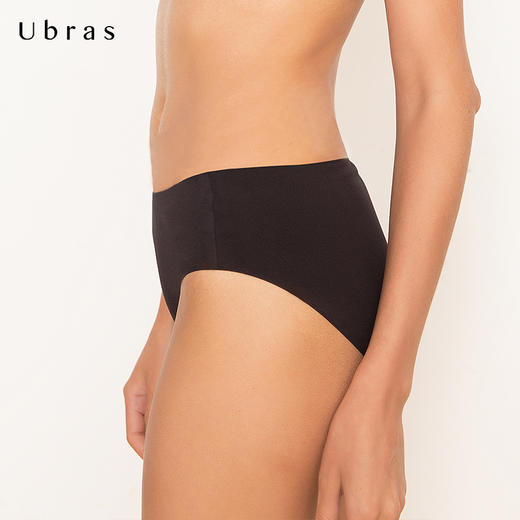 Ubras自然棉感内裤夏季薄天然材质舒适无痕中腰三角内裤女纯棉裆 商品图0