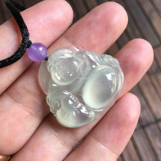 高冰种翡翠弥勒佛布袋佛 商品图7