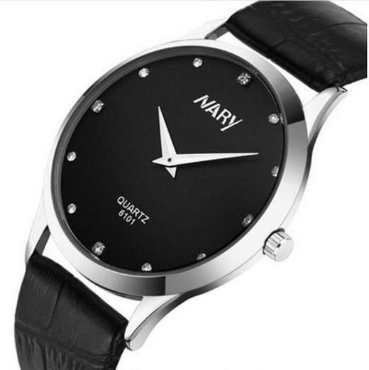 【手表】新款超薄手表潮流手表水钻表盘情侣表 商品图0