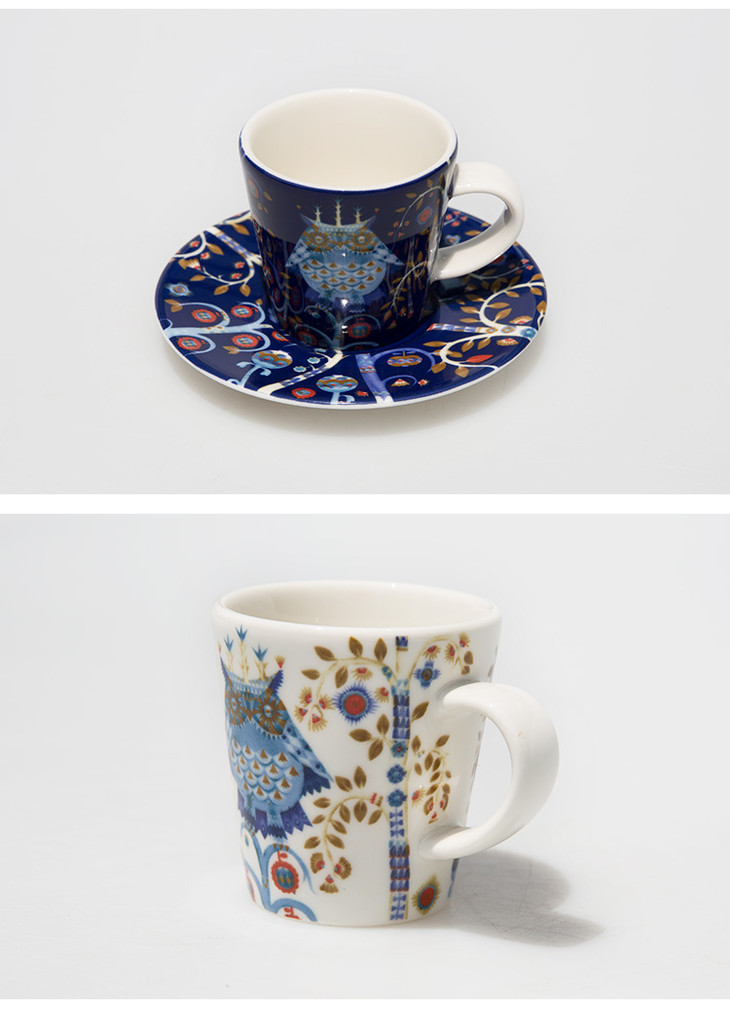 iittala意式浓缩小咖啡杯碟魔幻森林系列