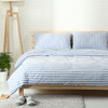 【天竺棉四件套】天竺棉针织棉全棉四件套 纯色无印床单简约条纹纯棉被套床笠 商品缩略图7