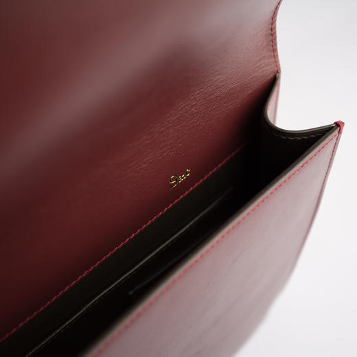 Saic 公文包 酒红色 商品图3