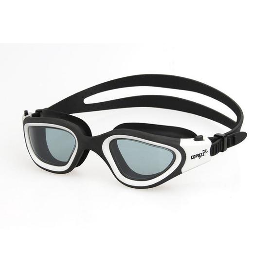 【航海用品】。copozz专业高清防雾防水大框游泳眼镜电镀平光眼镜成人男女士 商品图3
