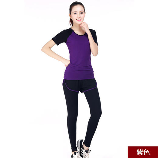 （永久下架7.29）户外健身运动瑜伽服紧身运动套装CX156 商品图2