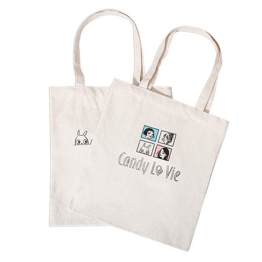 奶糖派三周年纪念帆布袋 帆布包棉布袋麻布袋布袋子环保 商品图4