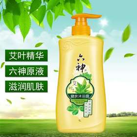 六神艾叶健肤沐浴露(清凉型)1L