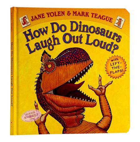 家有恐龙学乐低幼系列纸板书2册大开本英文原版howdodinosaurs韵文书