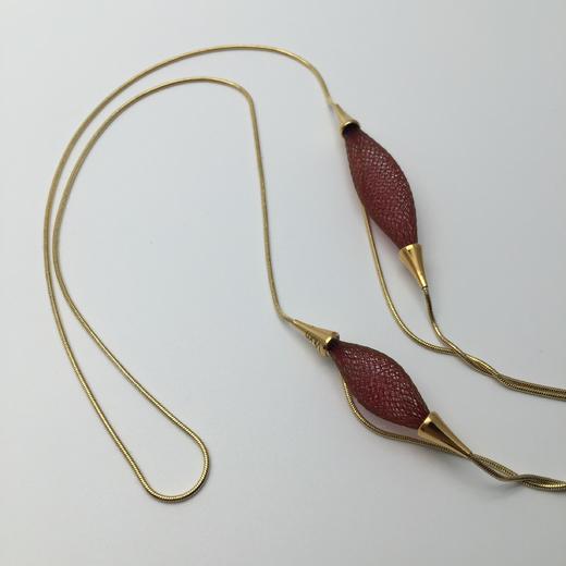 北京仓｜Vlum-Pampille-Grenat 石榴红 项链［法国设计师］ 商品图1