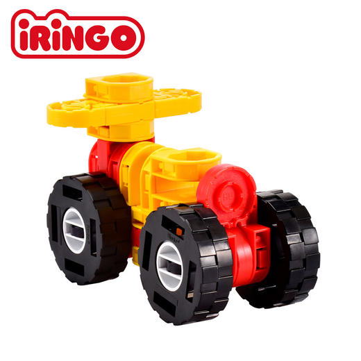 iringo 韩国进口 灵高3d立体儿童亲子拼插积木玩具 小汽车 mini car