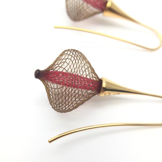 北京仓｜Vlum-Volubiles Grenat-石榴红 耳环［法国设计师］ 商品图1