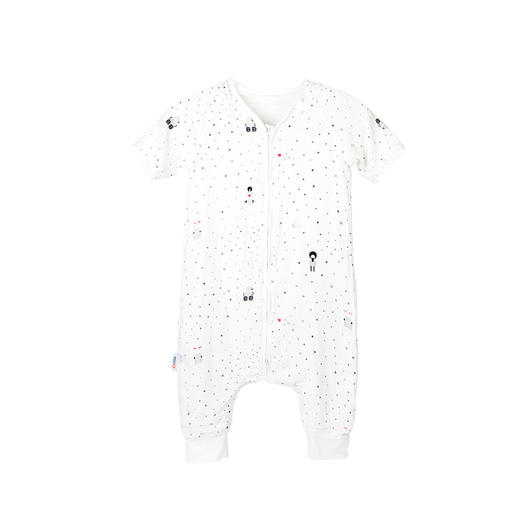 zolitt婴儿秋季款棉儿童四层纱布分腿睡袋新生儿宝宝防踢被连袖 商品图2