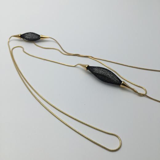 北京仓｜Vlum-Pampille-Canbone 暗夜黑 项链［法国设计师］ 商品图1