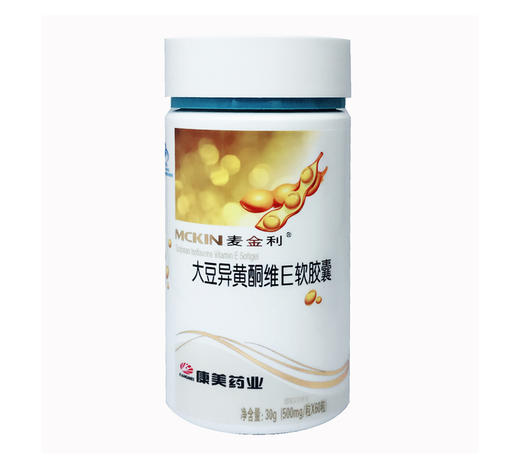 麦金利大豆异黄酮维e软胶囊麦金利500mg*60粒