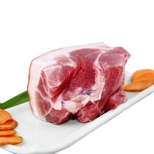 彩虹雨散养黑猪肉前尖350g 京津冀满百包邮 商品图2