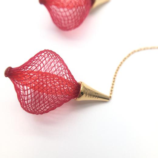 北京仓｜Vlum-Volubiles Framboise-树莓红 耳线［法国设计师］ 商品图1