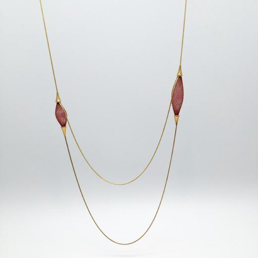 北京仓｜Vlum-Pampille-Grenat 石榴红 项链［法国设计师］ 商品图0