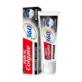 高露洁360°备长炭牙膏冬青薄荷180g