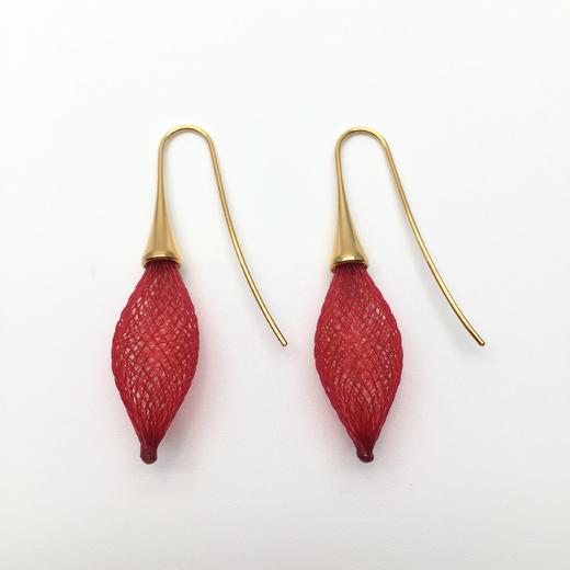 北京仓｜Vlum-Epineuse-Frambuise 树莓红 耳环［法国设计师］ 商品图0