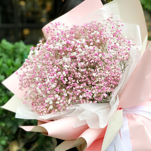 花艺满天星花束