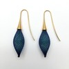 北京仓｜Vlum-Epineuses-Paon 孔雀蓝 耳环［法国设计师］ 商品缩略图0