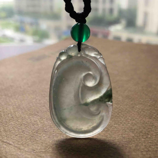 冰种晴水飘花翡翠如意 商品图9