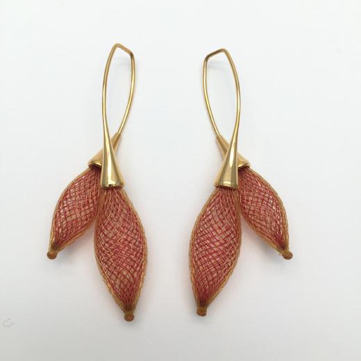 北京仓｜Vlum-Bourgeons-Sanguine 洋红 耳环［法国设计师］ 商品图0