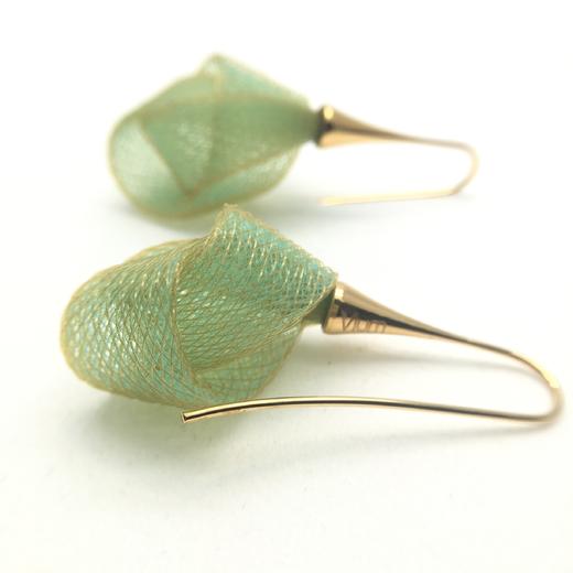 北京仓｜Vlum-Déliée Vert d'eau-碧水绿 耳环［法国设计师］ 商品图1