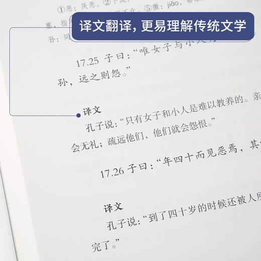 奇遇经典文库-论语通译高中版 中小学生课外阅读书 10-18岁儿童文学 商品图3