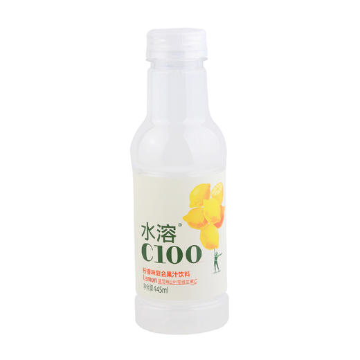 农夫山泉 水溶C100柠檬味复合果汁饮料 445ml 商品图0
