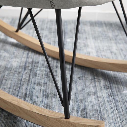 轻奢现代家具客厅家具单人椅沙发休闲椅摇摇椅卡恩系列